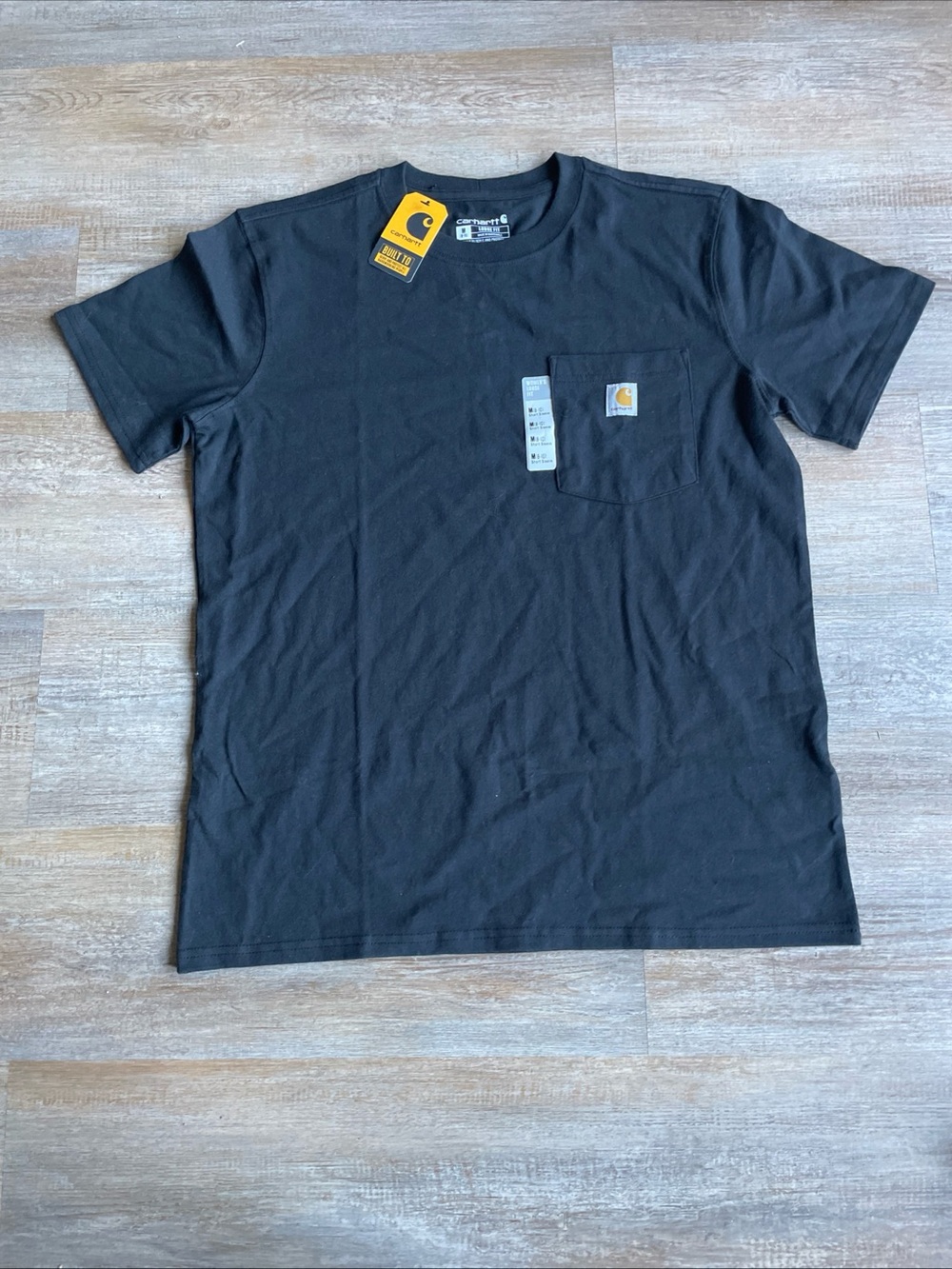 Carhartt Women’s Loose Fit Heavyweight Short Sleeve Pocket T-shirt Black Size M
